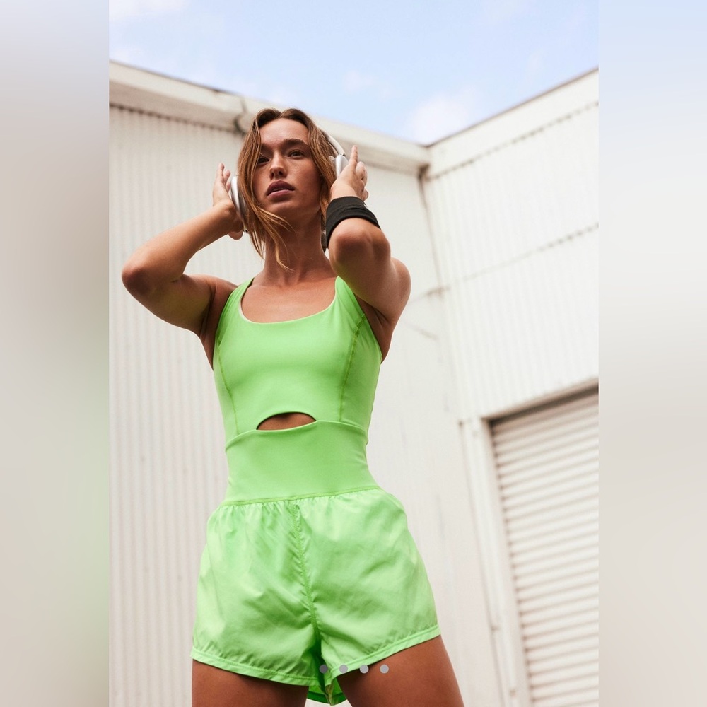 Free People Righteous Runsie Shorts